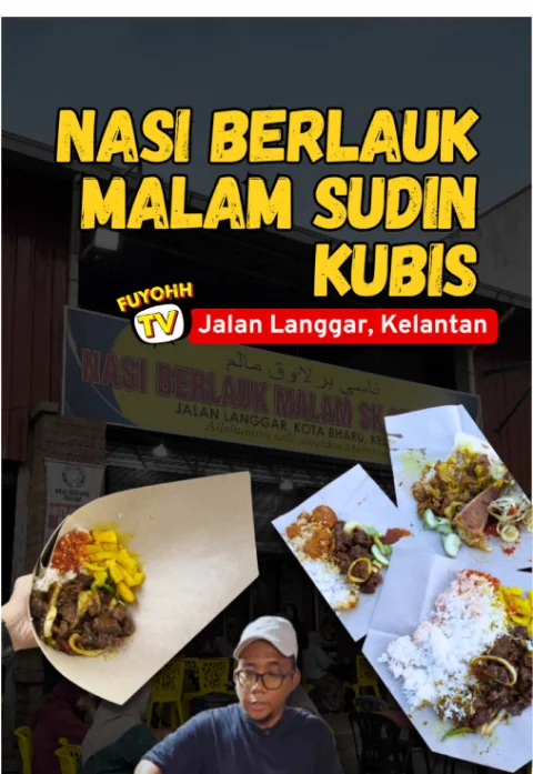 Nasi Berlauk Malam Sudin Kubis, Kota Bharu