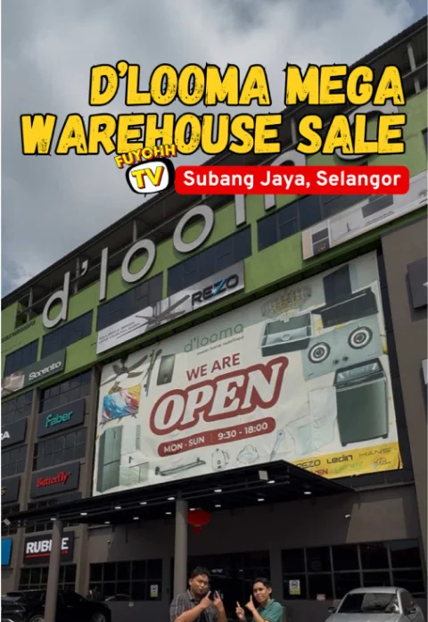 d'looma Mega Warehouse Sale, USJ & Jalan Ipoh