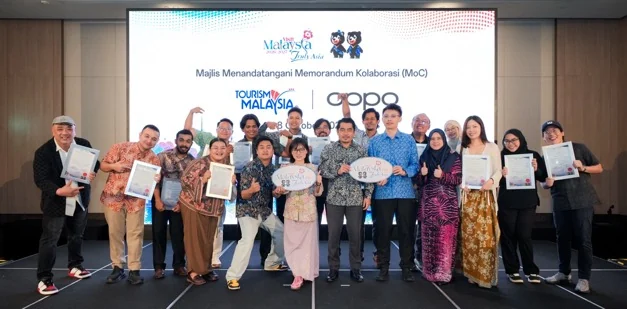Tourism Malaysia Certificate of Appreciation recipients at the MoC ceremony