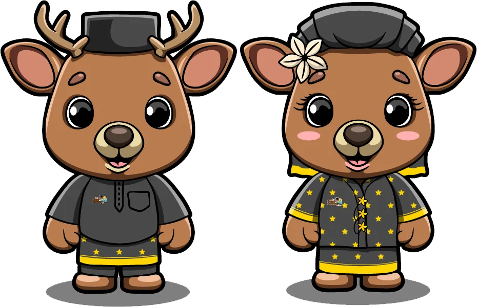 Maskot rasmi Jang dan Daro, Tahun Melawat Negeri Sembilan 2026